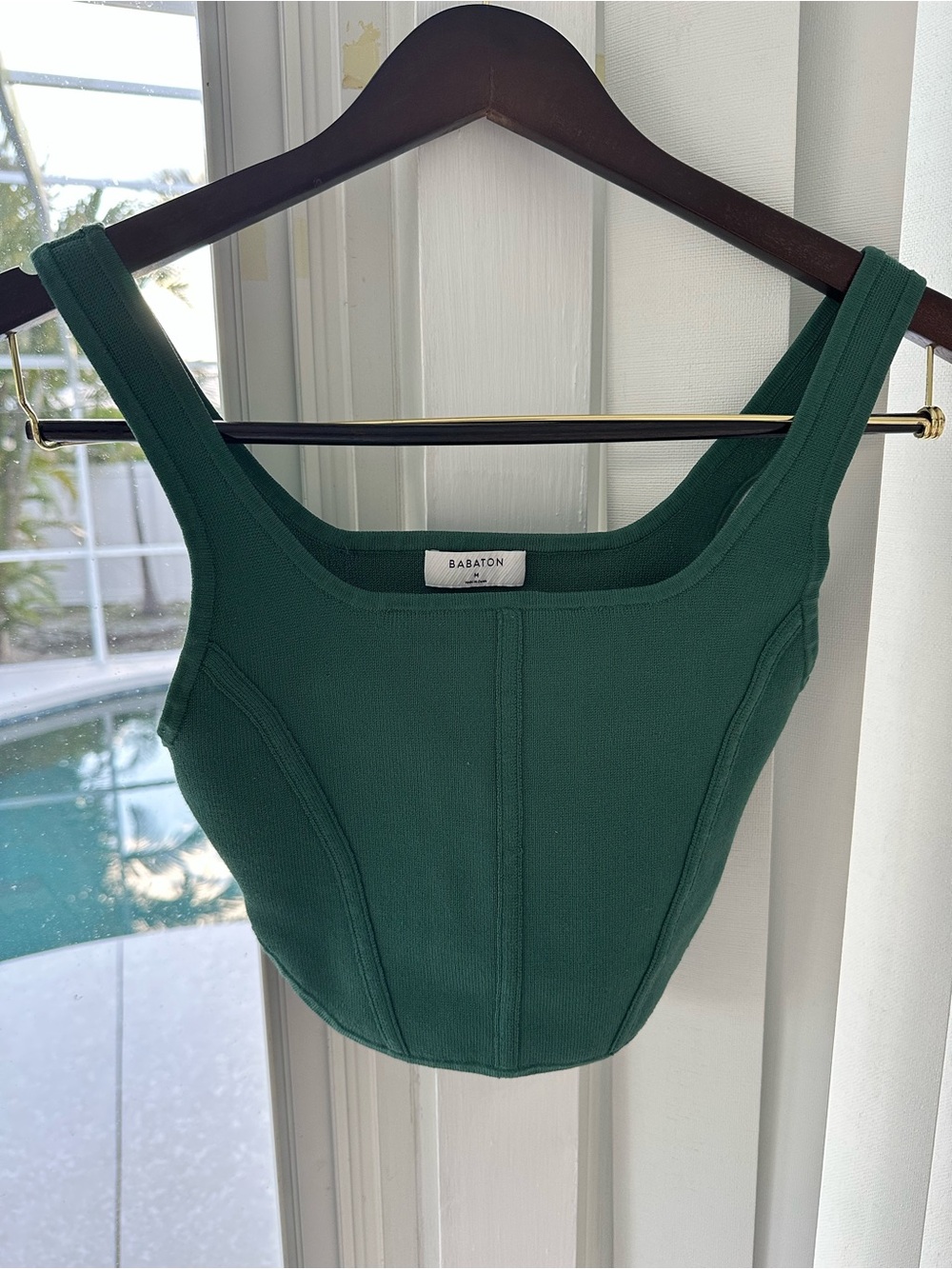 Aritzia Babaton Sculpt Knit Bustier Tank